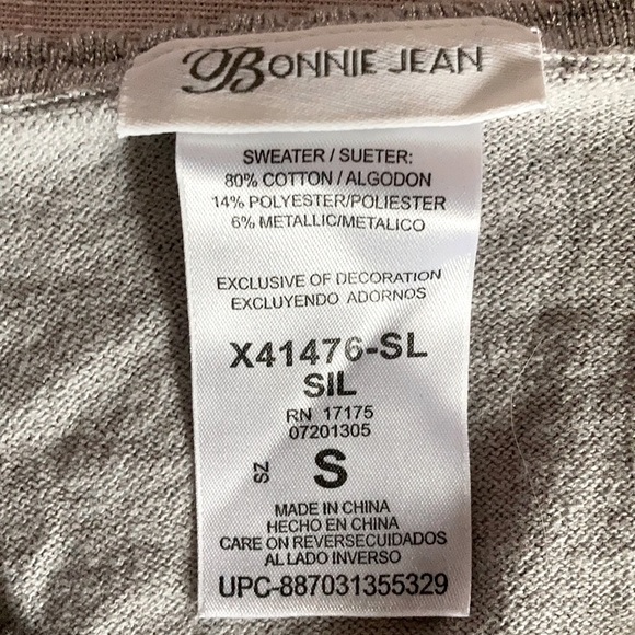 Girls Bonnie Jean Sweater - Picture 3 of 3